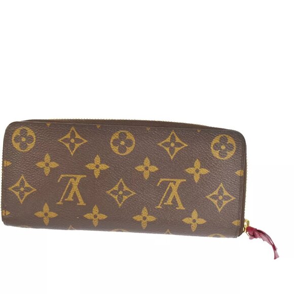 LOUIS VUITTON Portefeuille Clemence Long Wallet Monogram Brown M60742 35YB631 - Picture 5 of 13
